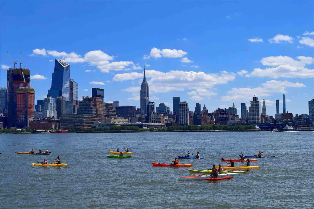 Kayak on the Hudson River
